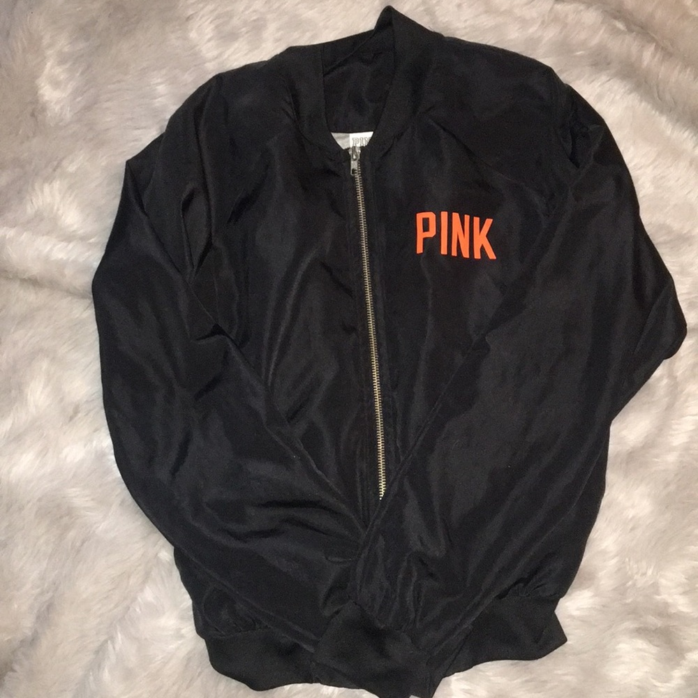 Black windbreaker jacket